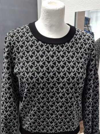 Pulli “ Michael Kors “ Größe M in Schwarz/Weiß Logoprint