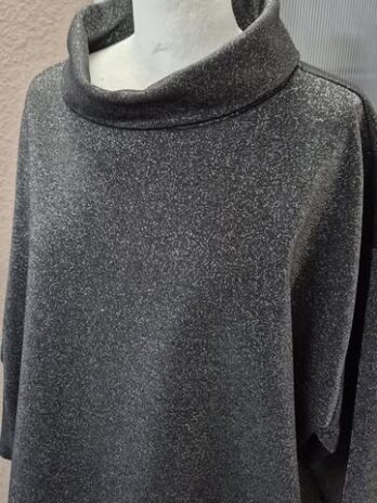 Rolli “ S. Oliver “ Größe 46 in Schwarz/Silber/Lurex