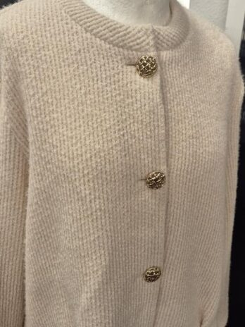 Strickweste “ Zero “ Größe 40 in Beige