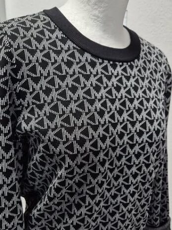 Pulli “ Michael Kors “ Größe M in Schwarz/Weiß Logoprint