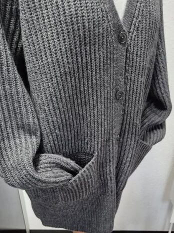 Strickweste “ Drykorn “ Größe M/L in Anthrazitgrau