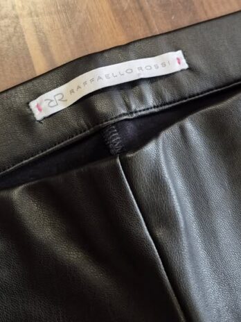 Hose “ Raffaello Rossi “ Größe 40 in Schwarz/Kunstleder