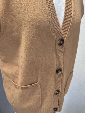 Strickgilet “ SET “ Größe 40 in Camel