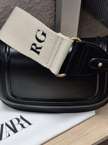 Tasche “ Zara “ in Schwarz/Kunstleder NEU! Breite ca 24cm Höhe ca 19cm