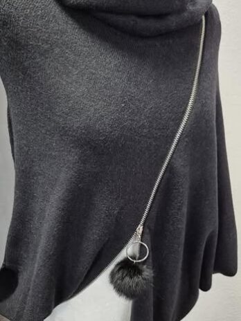 Cape “ Made in Italy “ Größe M in Schwarz