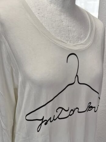 Shirt “ Jones “ Größe 42 in Offwhite/Schwarz Print