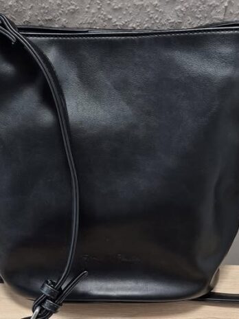 Tasche “ Fritzi aus Preußen “ in Schwarz/Kunstleder mit extra Innentasche Breite ca 35cm Höhe ca 28cm