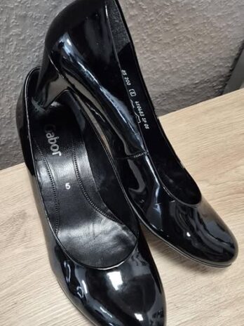 Pumps “ Gabor “ Größe 38 in Schwarz/Lackleder