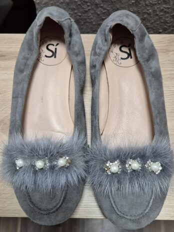 Ballerinas “ Si Barcelona “ Größe 38 in Hellgrau