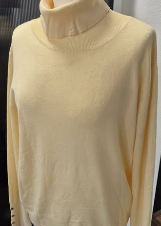 Rolli “ EverMe “ Größe L in Vanillegelb 70% Viscose