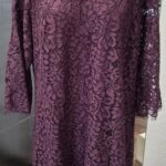 Spitzenkleid “ Sa.Hara “ Größe 42 in Bordeauxrot NEU!