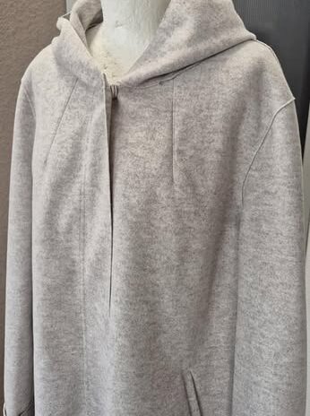 Jacke mit Kapuze “ DressIn “ Größe 44 in Beige meliert