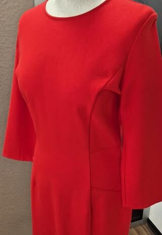 Kleid “ OUI “ Größe 38 in Rot 66% Viscose