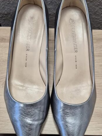 Pumps “ Peter Kaiser “ Größe 39 in Silber/Leder NEU!