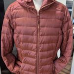 Steppjacke mit Kapuze “ Cecil “ Größe L in Terracotta