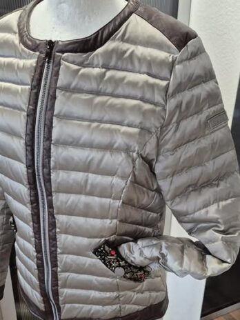 Steppjacke “ Softdown By Tuzzi “ Größe 38 in Schlamm/Dunkelbraun