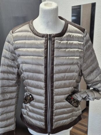Steppjacke “ Softdown By Tuzzi “ Größe 38 in Schlamm/Dunkelbraun