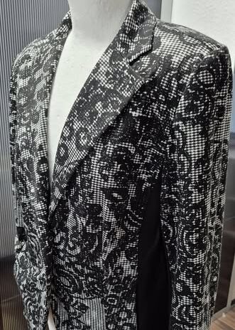 Blazer “ Mekstone “ Größe 38 in Schwarz/Weiß gemustert