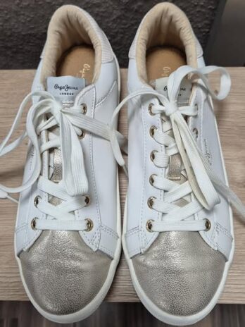 Sneakers “ Pepe Jeans “ Größe 39 in Weiß/Gold