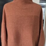 Pulli “ Please “ Größe 38 in Terracotta 50% Viscose