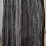 Jeansplisseerock “ Made in Italy “ Größe M in Anthrazitgrau 100% Baumwolle