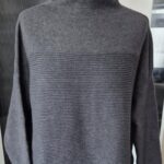 Pulli “ Please “ Größe 38 in Anthrazitgrau 50% Viscose