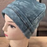 Beanie “ Handarbeit “ in Petrol NEU! warmer Innenstoff