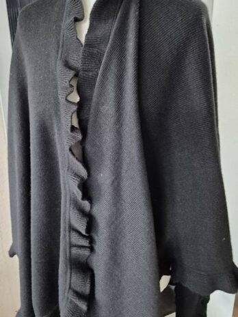 Cape “ Made in Italy “ Größe OS in Schwarz