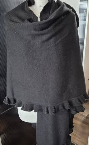 Cape “ Made in Italy “ Größe OS in Schwarz