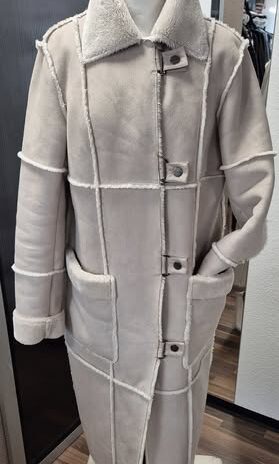 Mantel “ Beaumont “ Größe 38 in Beige/Waschleder