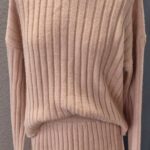 Strick 2-Teiler “ Mango “ Größe 36 in Peach Rock elastischer Bund