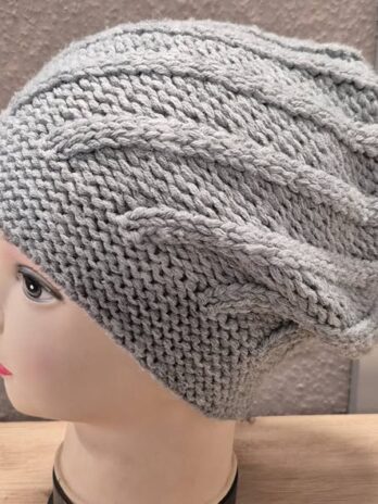 Haube “ No Name “ Größe OS in Hellgrau