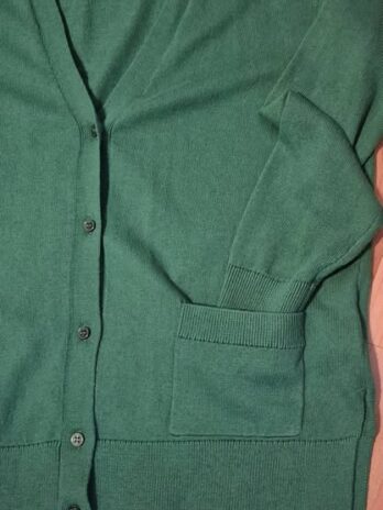 Strickweste “ Alba Moda “ Größe 40 in Grün 60% Baumwolle 10% Wolle