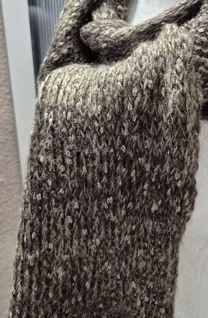 Schal “ S. Oliver “ Größe OS in Olivgrün/Braun/Gold gemustert