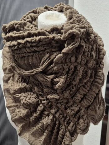 Schal “ Made in Italy “ Größe OS in Olivgrün