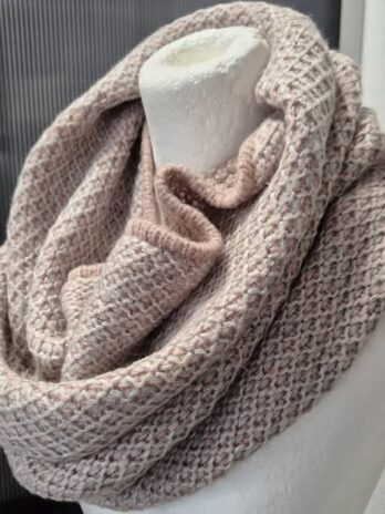 Loop “ Tom Tailor “ Größe OS in Rosa/Grau gemustert