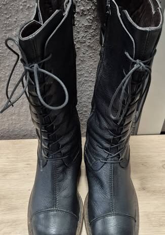 Stiefel “ Saira Made in Spain “ Größe 40 in Schwarz/Leder