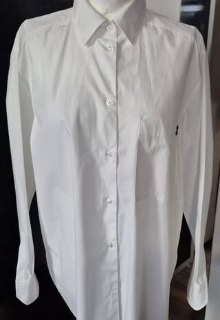 Bluse “ Hugo Boss “ Größe 38 in Weiß Baumwolle