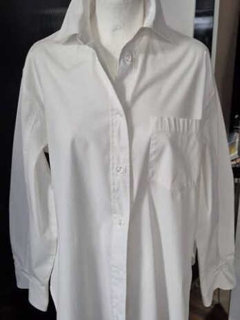 Bluse “ Rossana Diva “ Größe 38 in Weiß 75% Baumwolle