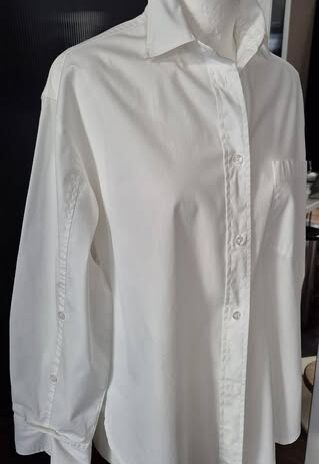 Bluse “ Rossana Diva “ Größe 38 in Weiß 75% Baumwolle