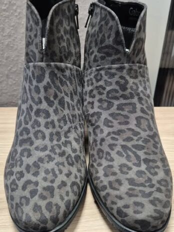Booties “ Gabor “ Größe 39 in Braun/Animalprint/Leder NEU!