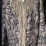 Jacke “ Marc Aurel “ Größe 42 in Schlamm/Beige/Schwarz