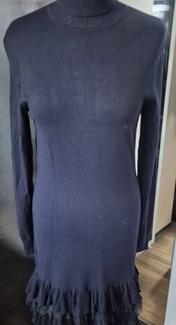 Strickkleid “ Heine “ Größe 36 in Dunkelblau 80% Viscose