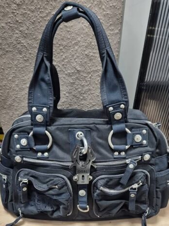 Tasche “ George Gina & Lucy “ in Dunkelblau/Textil Breite ca 45cm Höhe ca 32cm