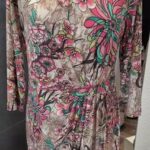 Kleid “ Made in Italy “ Größe 38/40 in Pink/Rosa floral gemustert Viscose