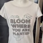 Shirt “ Comma “ Größe 36 in Weiß/Grau/Print Viscose