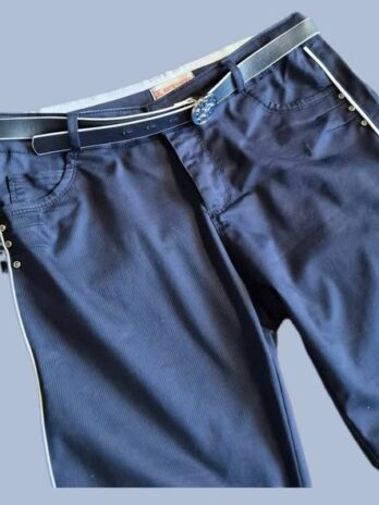 Hose “ Estensivo “ Größe 36 in Dunkelblau/Weiß 60% Baumwolle