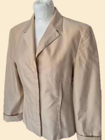 Blazer “ Laurel “ Größe 36 in Beige 67% Baumwolle 33% Seide