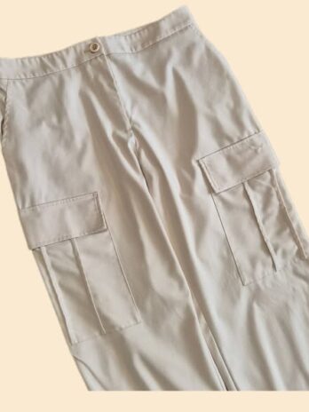 Cargohose “ Benetton “ Größe 40/42 in Beige 33% Viscose