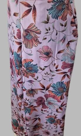 Hose “ Hallhuber “ Größe 36 in Flieder/Floral gemustert weites Bein Viscose